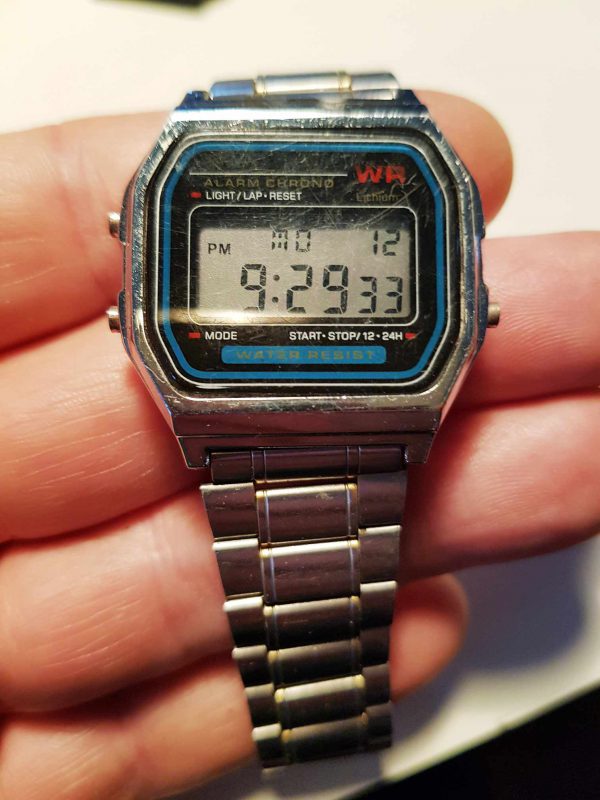 Noname LCD Casio WR look Watch