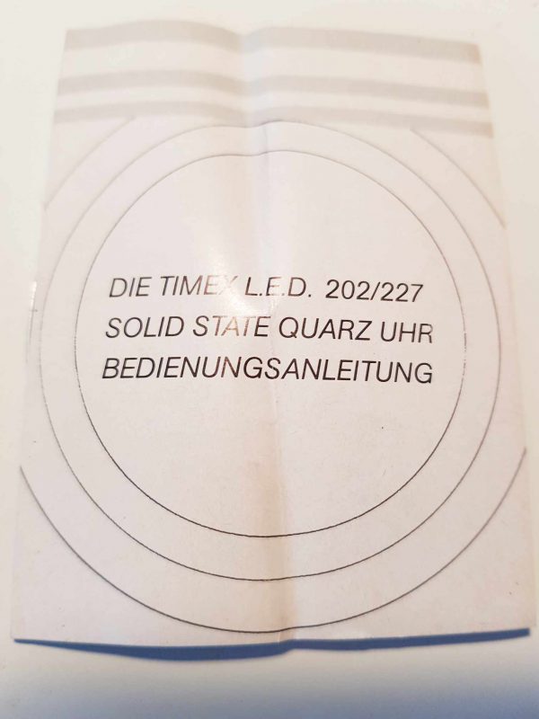 TIMEX LED WATCH 202/227 - Image 5