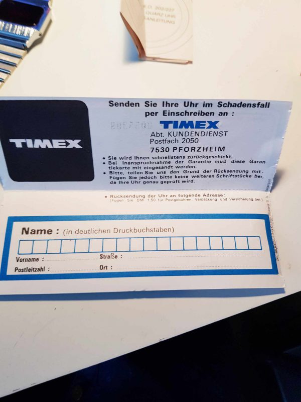 TIMEX LED WATCH 202/227 - Image 7