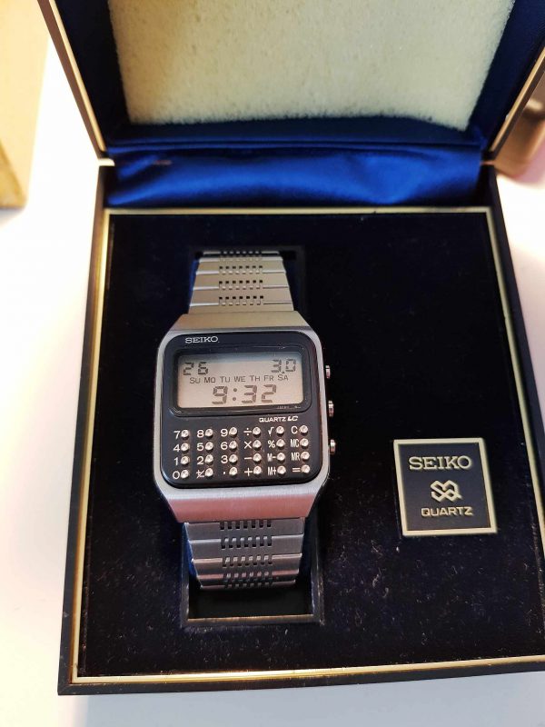 SEIKO C153-5007  Calculator Watch in box mint