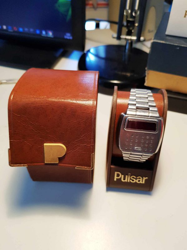 Pulsar 901 Calculator LED Watch in box - Image 4