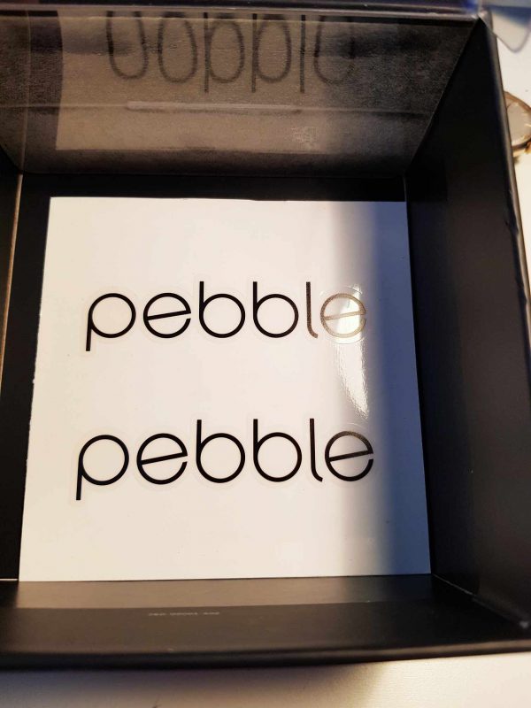 PEBBLE Time Steel Gold in Box with paperwork NOS - Image 2