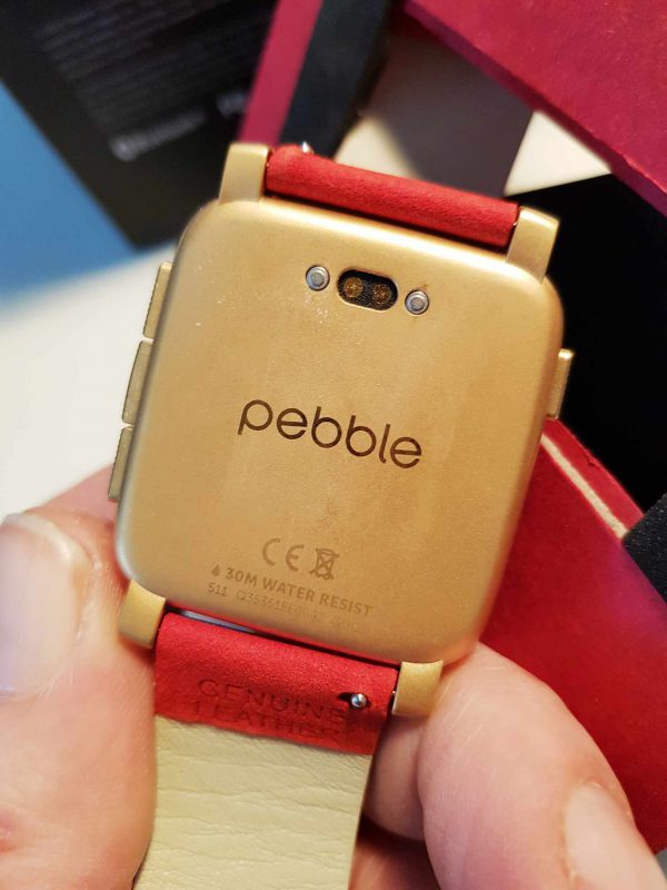 PEBBLE Time Steel Gold in Box with paperwork NOS - Image 4
