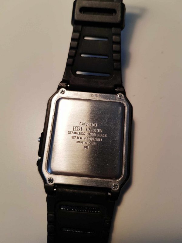 CASIO CA-53W Calculator Watch - Image 4