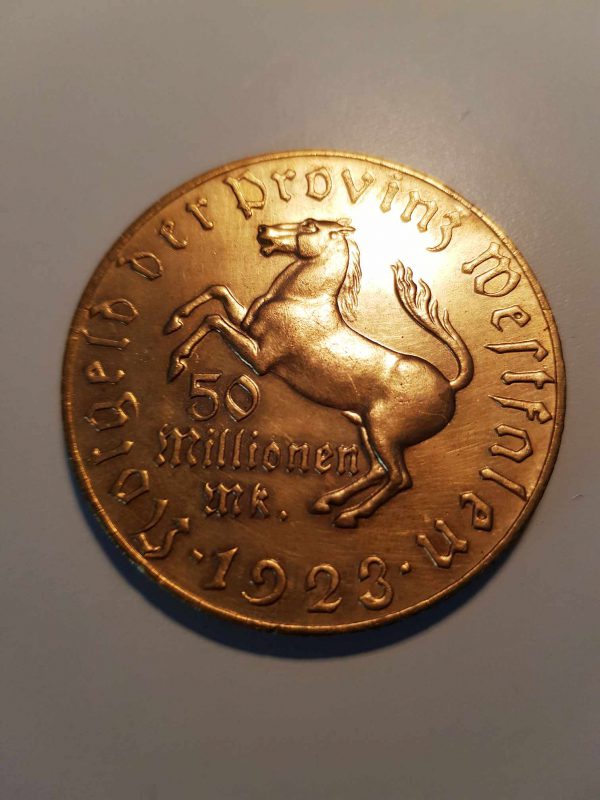 50 Millionen Mark 1923 , Germany, Westfalen