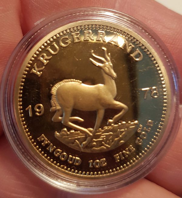 1 Krugerrand 1984 , South Afrika,  -- Imitation -- - Image 2