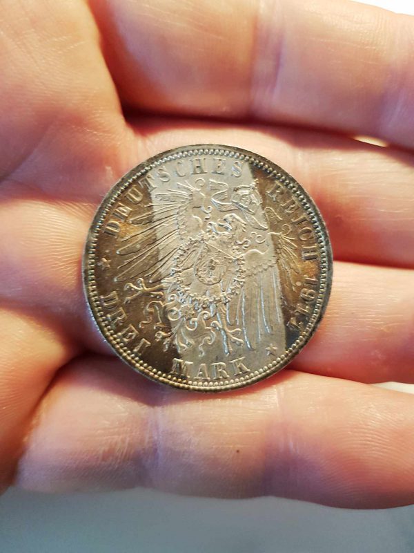 3 Mark 1911 , Germany, Bayern