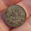 1/2 Mark 1915 A, Germany, Deutsches Reich