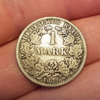1 Mark 1876 A, Germany, Deutsches Reich