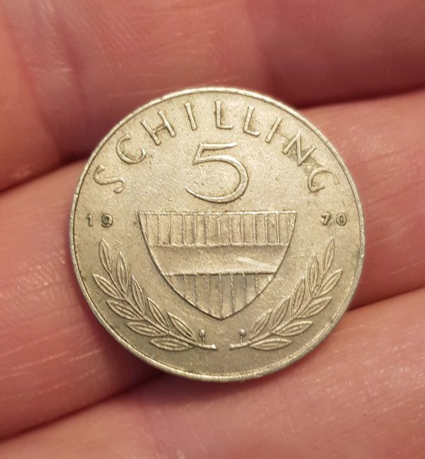 5 Schilling 1970 , Austria,