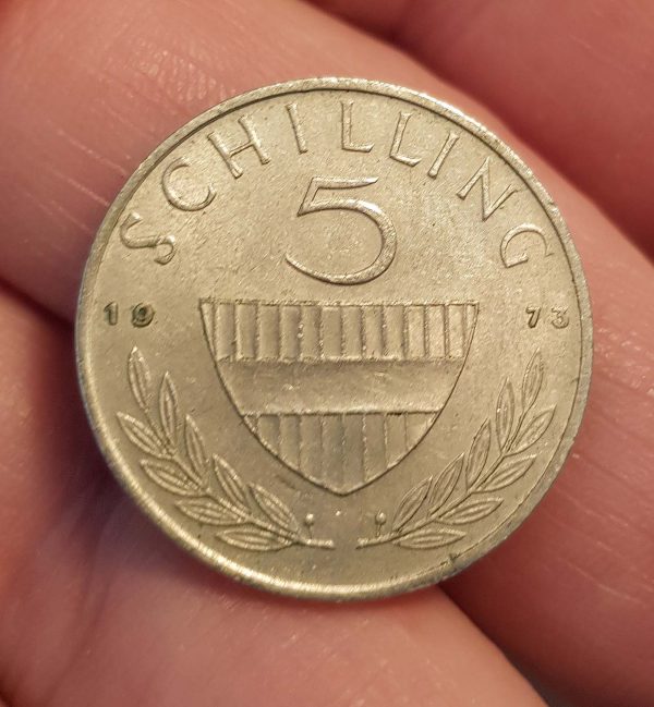 5 Schilling 1973 , Austria,