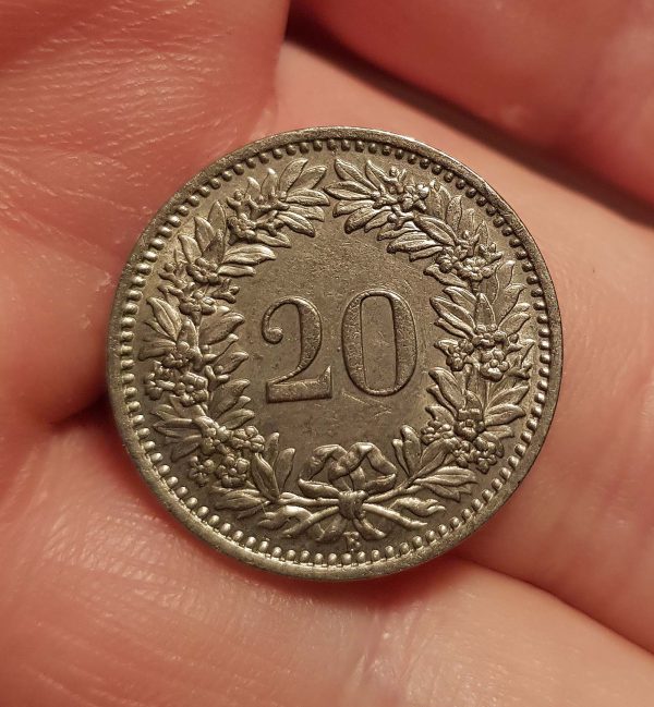 20 Rappen 1947 , Switzerland,