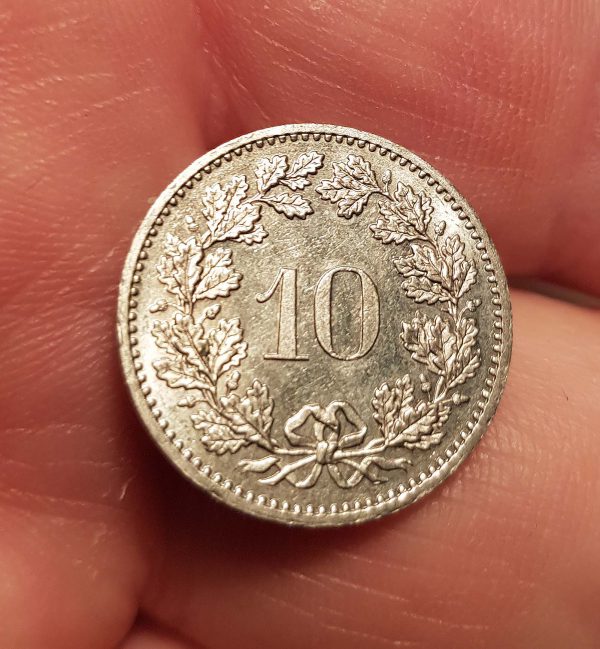 10 Rappen 1983 , Switzerland,