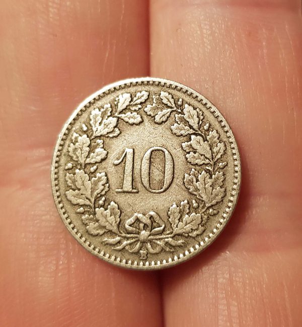 10 Rappen 1920 , Switzerland,