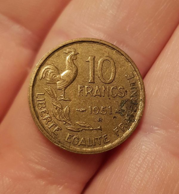 10 Francs 1951 , France,
