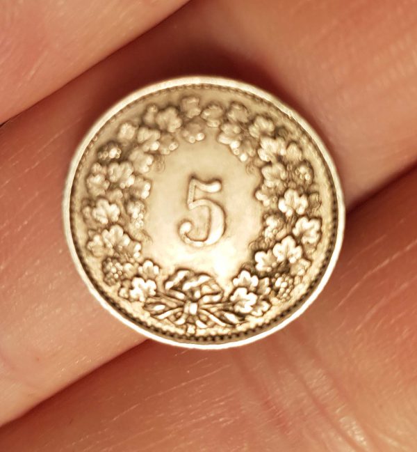 5 Rappen 1931 , Switzerland,