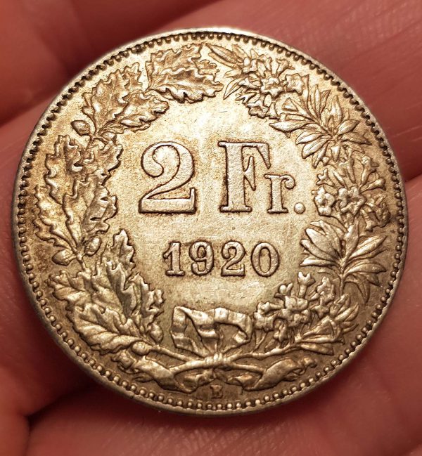 2 Franken 1920 , Switzerland,