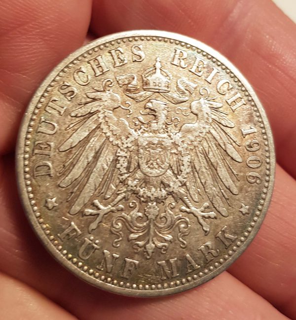 5 Mark 1906 D, Germany, Bayern - Image 2