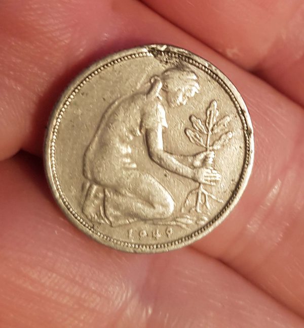 50 Pfennig 1949 F, Germany, Bank Deutscher Länder - Image 2