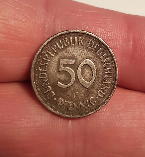 50 Pfennig 1974 F, Germany, Bundesrepublik Deutschland