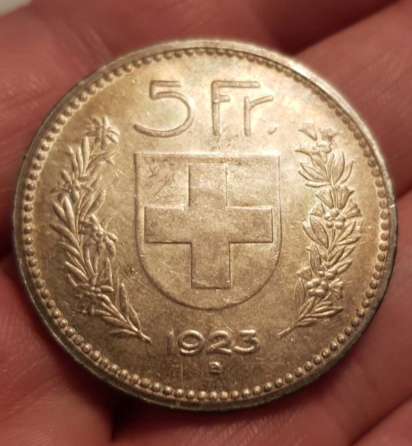 5 Franken 1923 B, Switzerland,