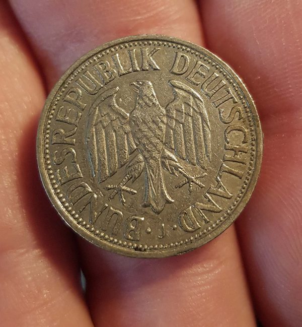 1 Mark 1957 J, Germany, Federal Republic (West Germany) - Image 2