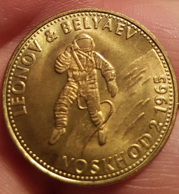 Leonov and Belyaev   1969 , USA, Shell Token - Man In Flight