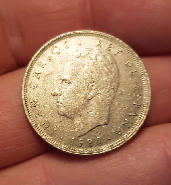25 Pesetas 1980 , Spain,