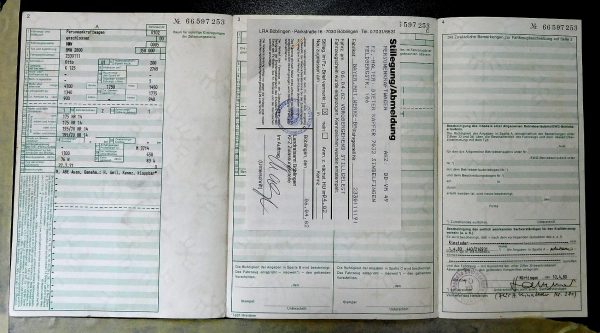 BMW E3 2800, 1971 Original Classic Car Documents for Sale! - Image 2