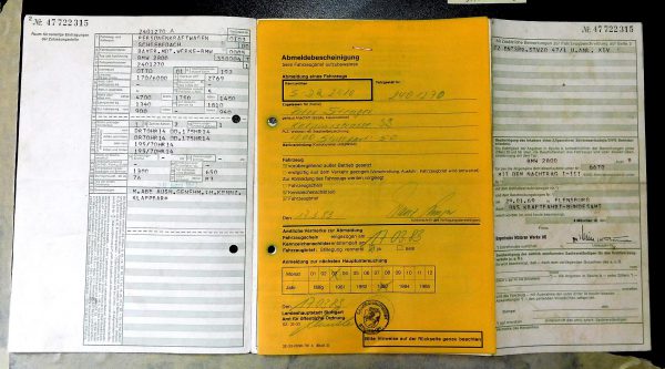 BMW E3 2800, 1973 Original Classic Car Documents for Sale! - Image 3