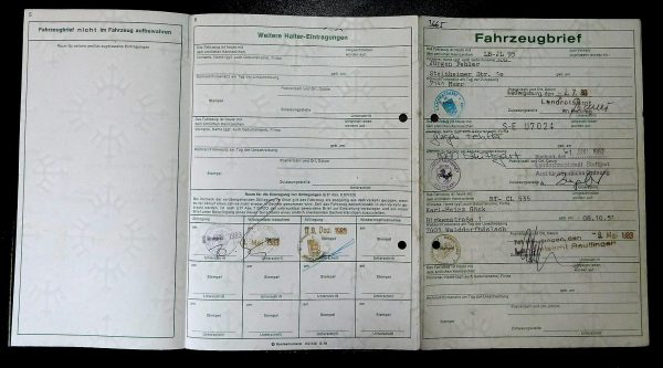 BMW E23 728i, 1980 Original Classic Car Documents for Sale! - Image 3