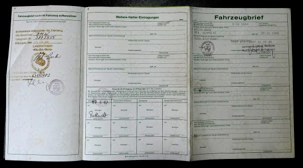 BMW E23 728i, 1978 Original Classic Car Documents for Sale! - Image 3