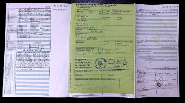 BMW E23 728i, 1978 Original Classic Car Documents for Sale! - Image 2