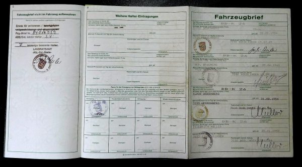 BMW E3 3.0L, 1977 Original Classic Car Documents for Sale! - Image 3