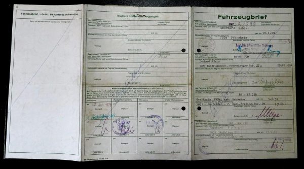 BMW 02 1802, 1972 Original Classic Car Documents for Sale! - Image 2