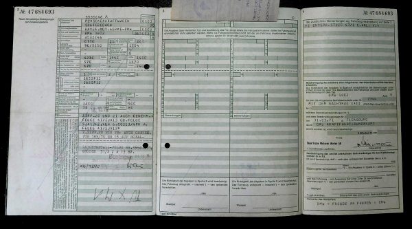 BMW 02 1802, 1972 Original Classic Car Documents for Sale! - Image 3