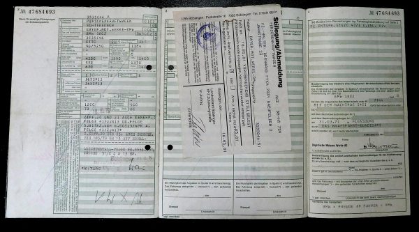 BMW 02 1802, 1972 Original Classic Car Documents for Sale! - Image 4