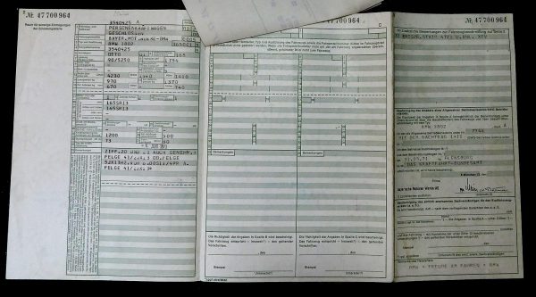 BMW 02 1802, 1973 Original Classic Car Documents for Sale! - Image 2