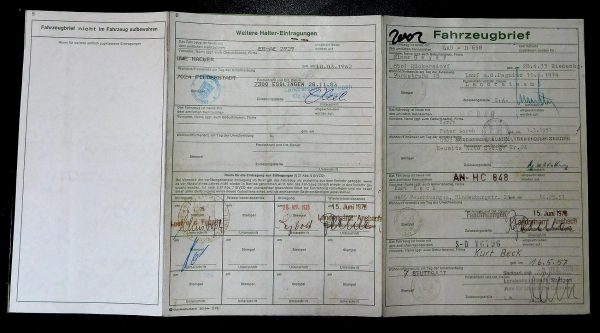BMW 02 2002, 1974 Original Classic Car Documents for Sale! - Image 4