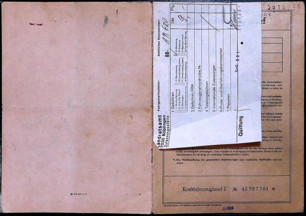 BMW 02 1802, 1972 Original Classic Car Documents for Sale! - Image 3