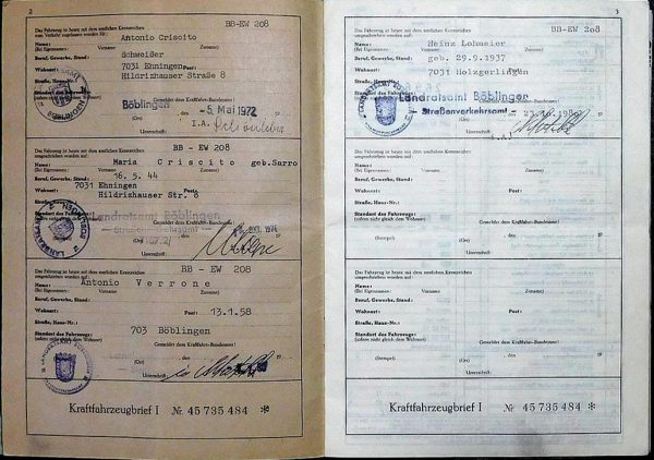 BMW 02 1602, 1972 Original Classic Car Documents for Sale! - Image 4