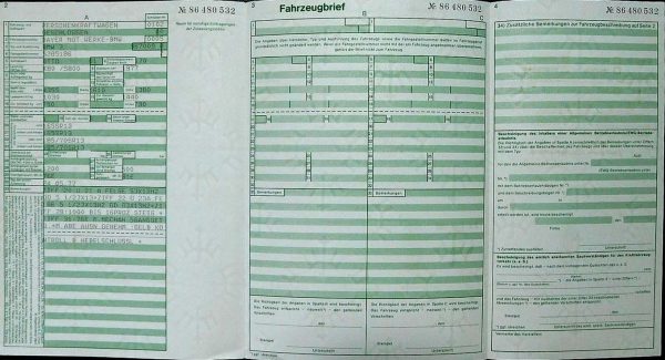BMW E21 320, 1977 Original Classic Car Documents for Sale! - Image 2