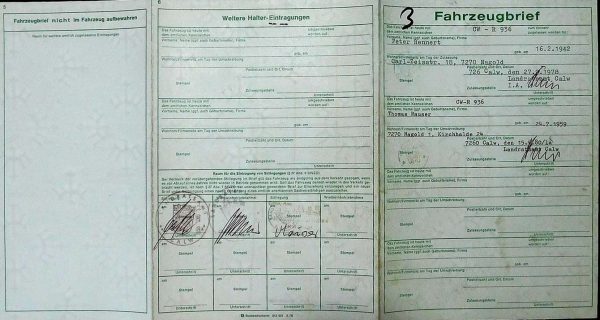 BMW E21 318, 1978 Original Classic Car Documents for Sale! - Image 4