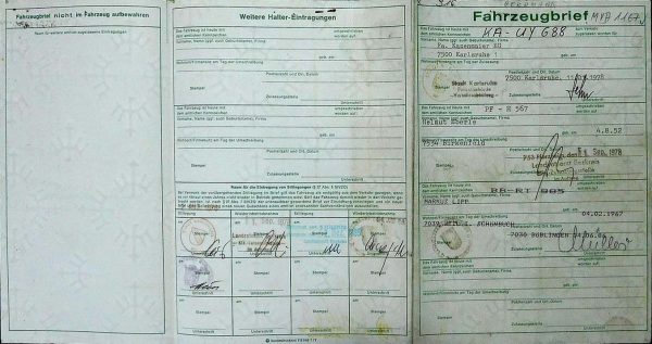 BMW E21 316, 1978 Original Classic Car Documents for Sale! - Image 4