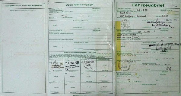 BMW E21 318, 1982 Original Classic Car Documents for Sale! - Image 4