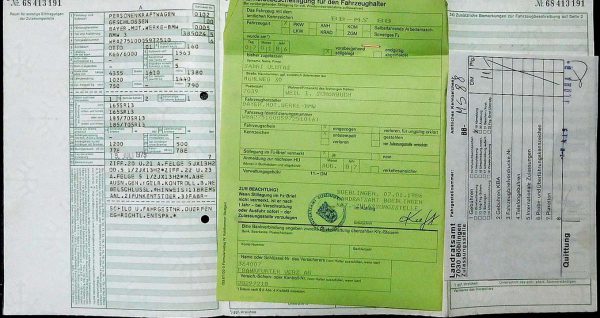BMW E21 316, 1979 Original Classic Car Documents for Sale! - Image 4