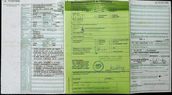 BMW E21 318, 1981 Original Classic Car Documents for Sale! - Image 4