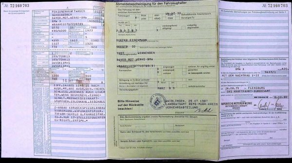 BMW E21 320, 1980 Original Classic Car Documents for Sale! - Image 4