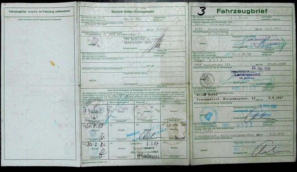 BMW E21 318, 1975 Original Classic Car Documents for Sale! - Image 2