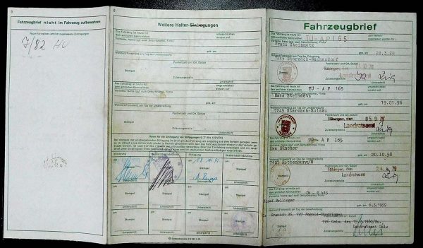 BMW E21 316, 1976 Original Classic Car Documents for Sale! - Image 2